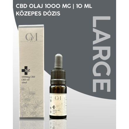 Green Medicine 1000mg CBD Olaj (10ml) 