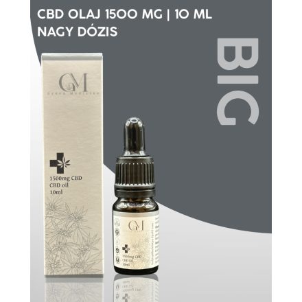 Green Medicine 1500mg CBD Olaj (10ml) 