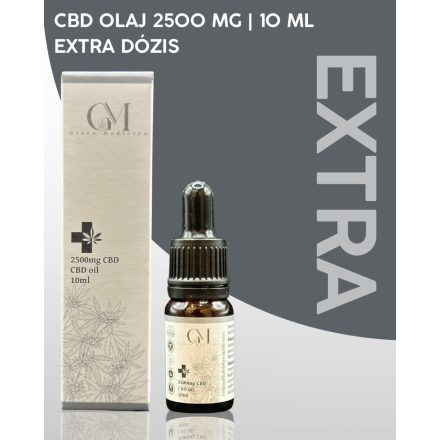 Green Medicine 2500mg CBD Olaj (10ml)