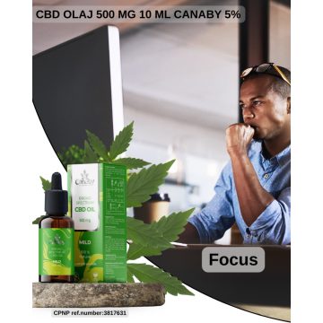 CBD olaj 500 mg 10 ml Canaby 5%