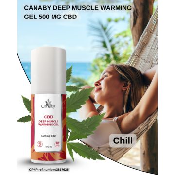 CANABY DEEP MUSCLE WARMING GEL 500 MG CBD – 100 ML