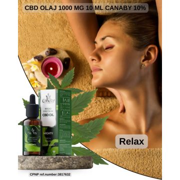 CBD olaj 1000 mg 10 ml Canaby 10%